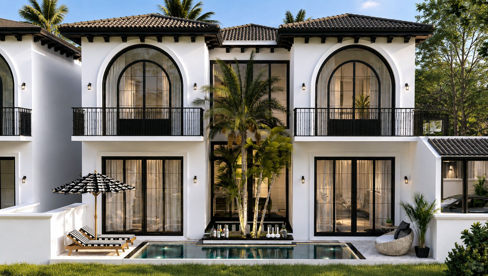 Poolside Facade Elevation