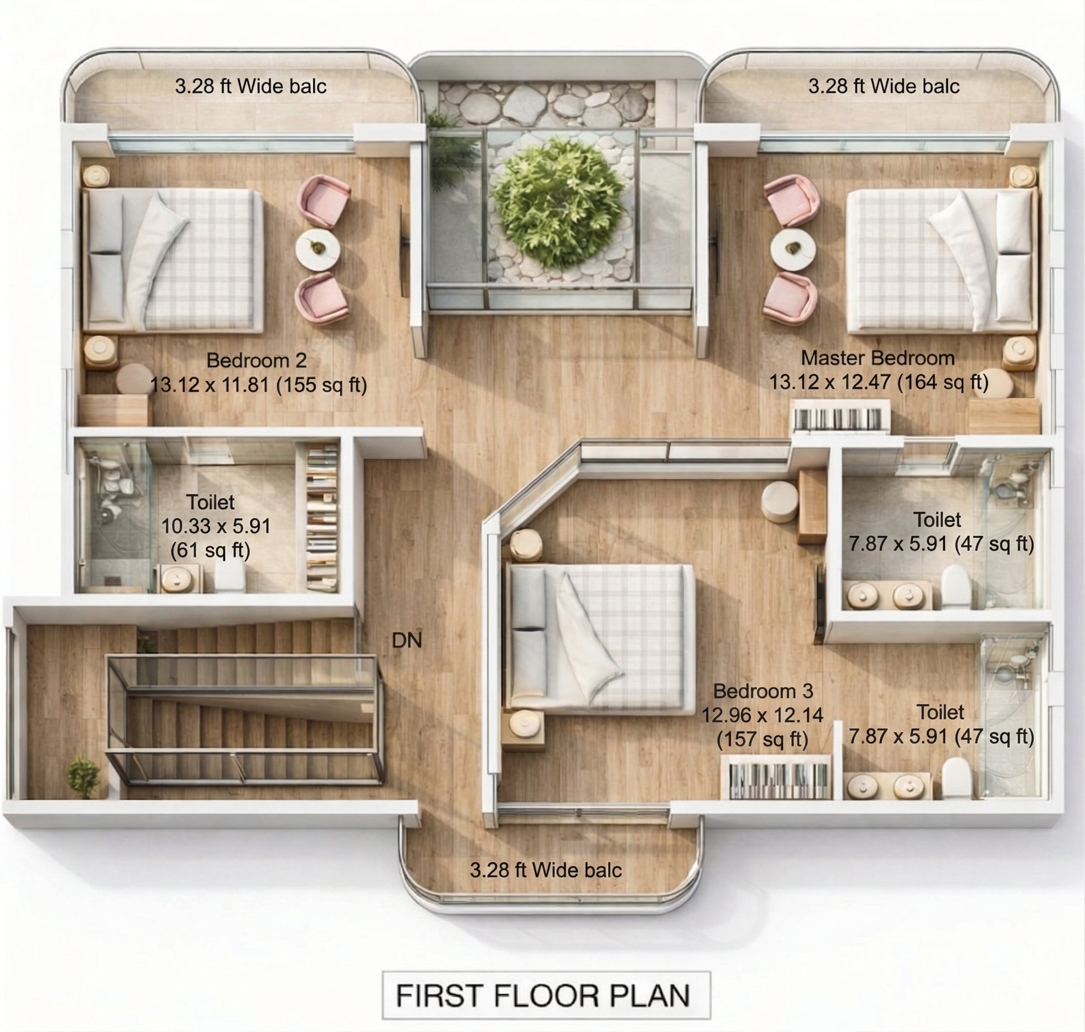 Keshavaa Alcazar First Floor Plan