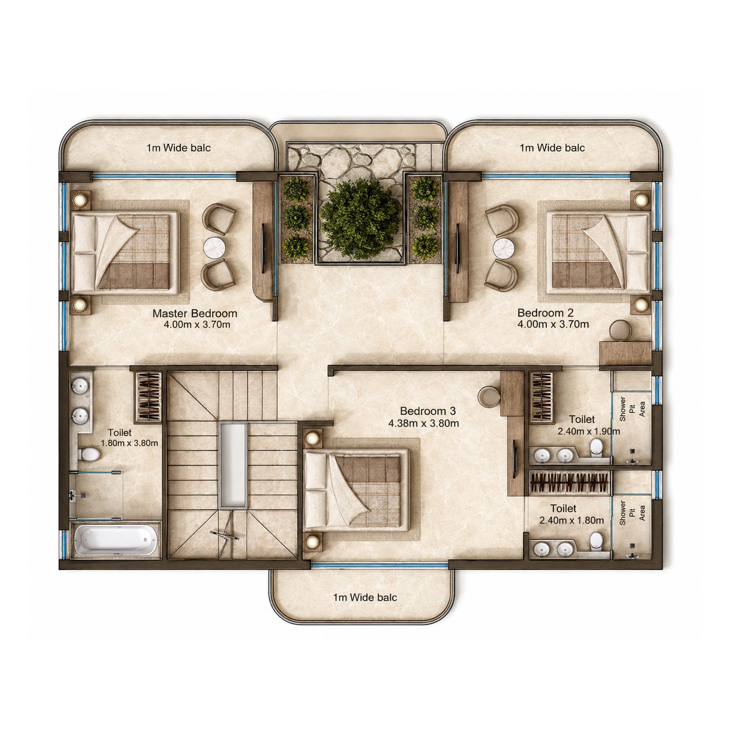 Keshavaa Alcazar First Floor Plan